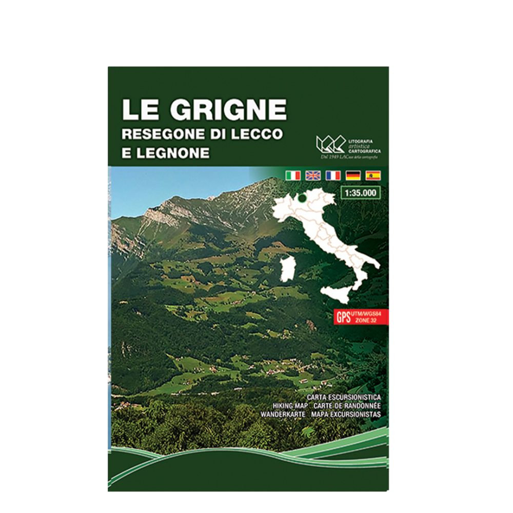 Le Grigne Resegone - Carta tematica escursionistica scala 1:35.000