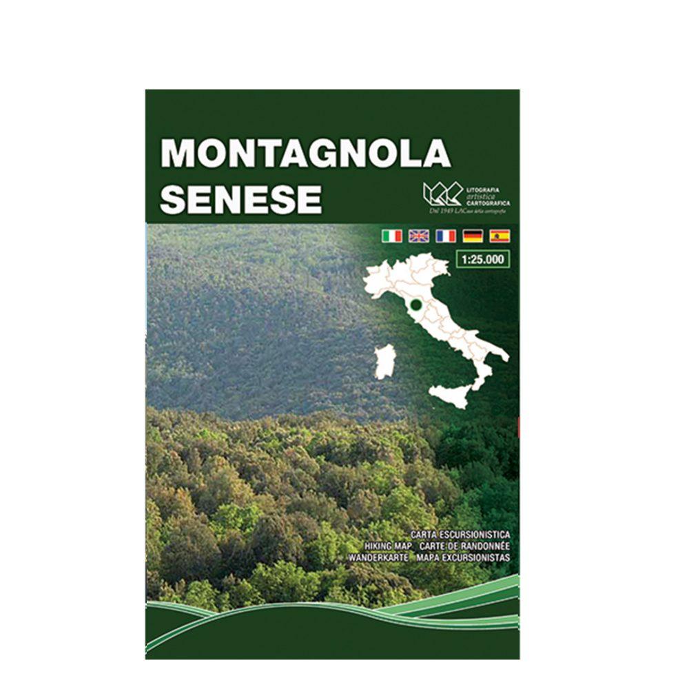 Montagnola Senese - Carta tematica escursionistica scala 1:35.000