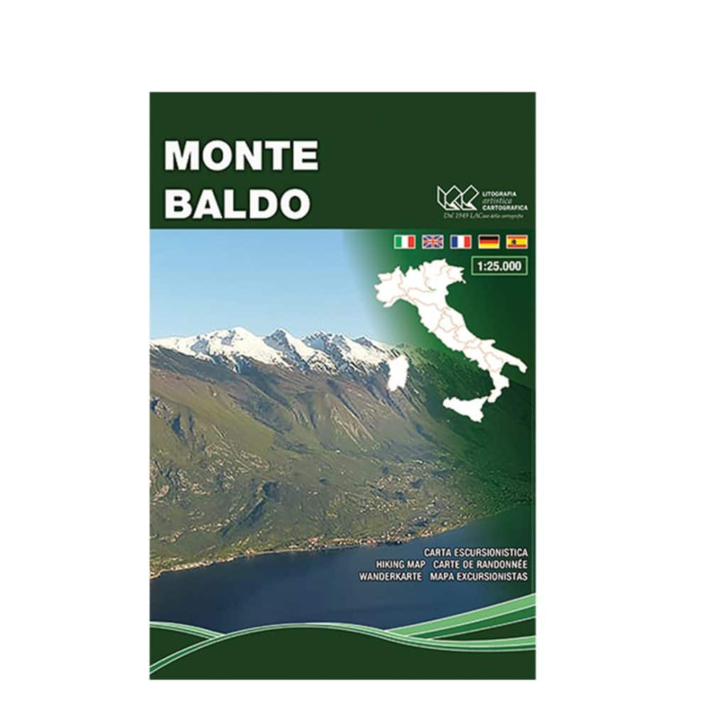 Monte Baldo - Carta tematica escursionistica scala 1:25.000