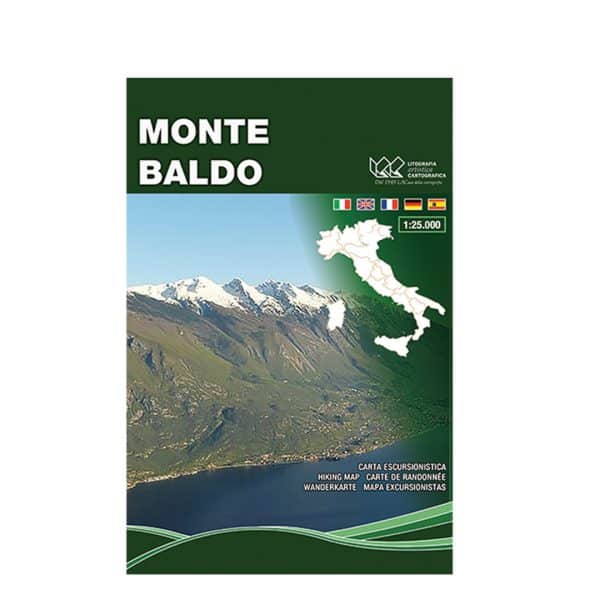 Monte Baldo - Carta tematica escursionistica scala 1:25.000