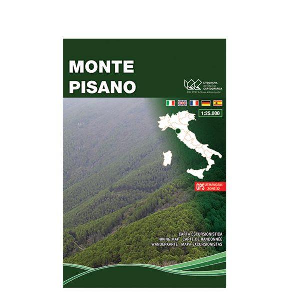 Monte Pisano - Carta tematica escursionistica scala 1:25.000