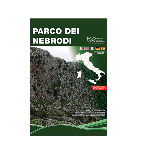 Parco dei monti Nebrodi - Carta tematica escursionistica scala 1:70.000