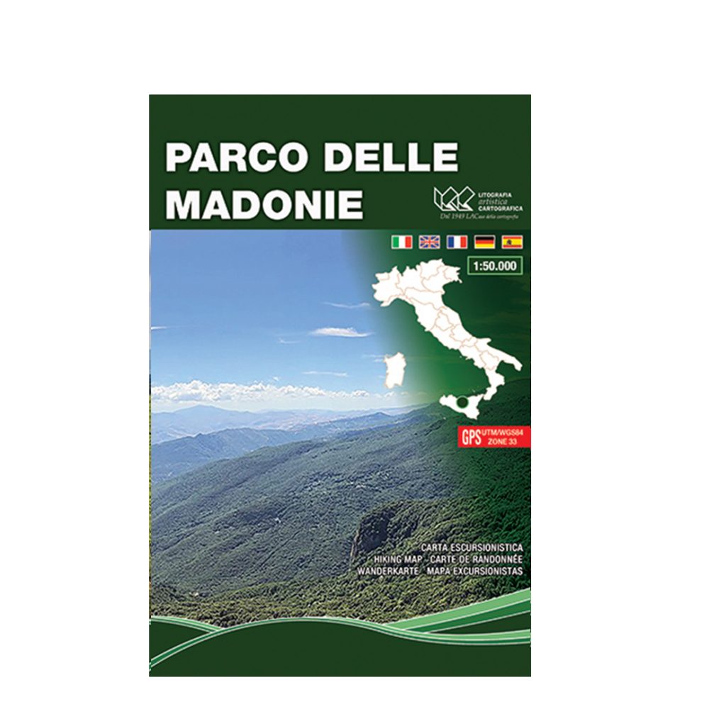 Parco delle Madonie - Carta tematica escursionistica scala 1:50.000