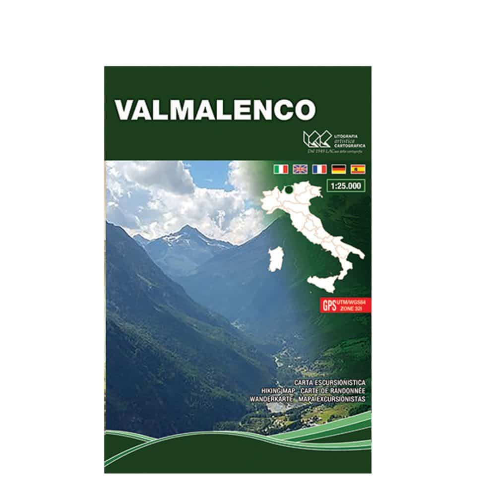 Valmalenco - Carta tematica escursionistica scala 1:25.000