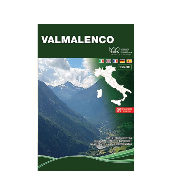 Valmalenco - Carta tematica escursionistica scala 1:25.000