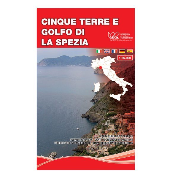 Cinque Terre e Golfo di La Spezia - Carta tematica turistico stradale scala 1:35.000