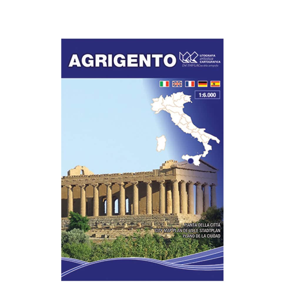 Agrigento - Carta tematica di città scala 1:6000