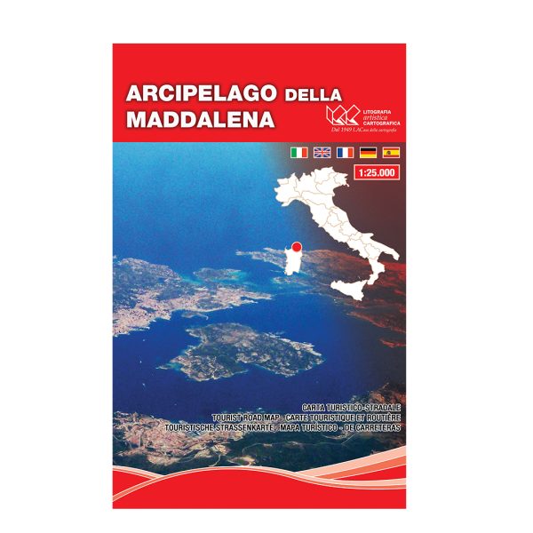 Arcipelago della Maddalena - Carta tematica turistico stradale scala 1:25.000