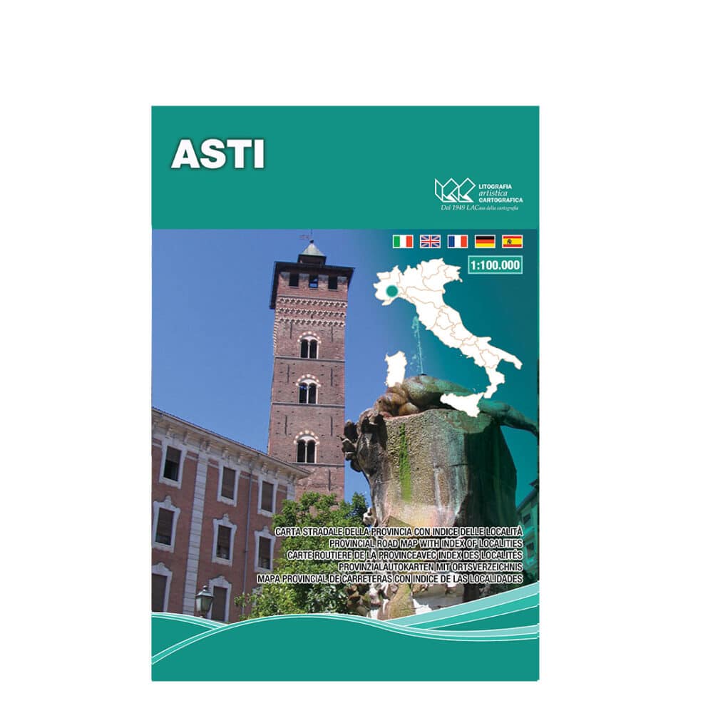 Asti - Carte tematiche stradali provinciali scala 1:100.000