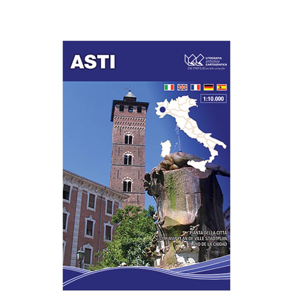 Asti - Carta tematica di città scala 1:10.000