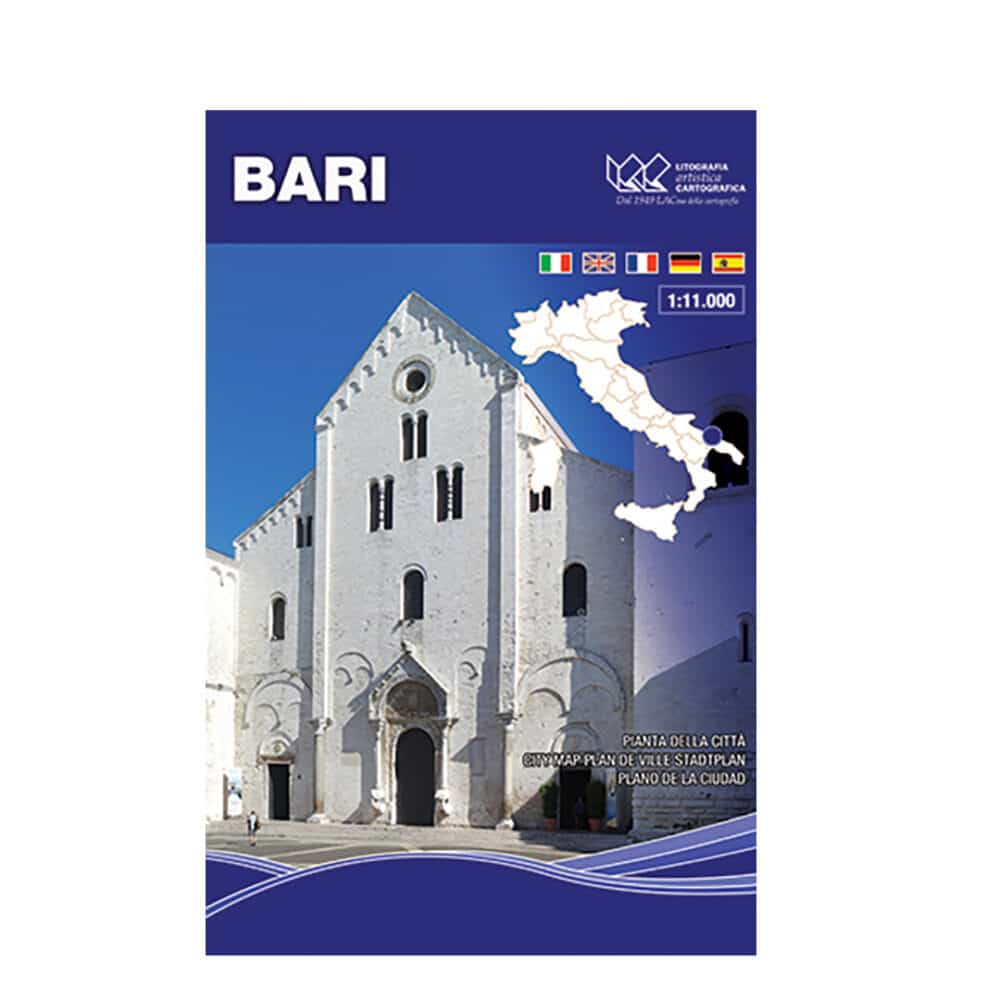 Bari - Carta tematica di città scala 1:11.000
