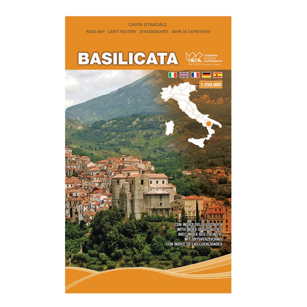 Basilicata - Carta tematica stradale regionale scala 1:250.000