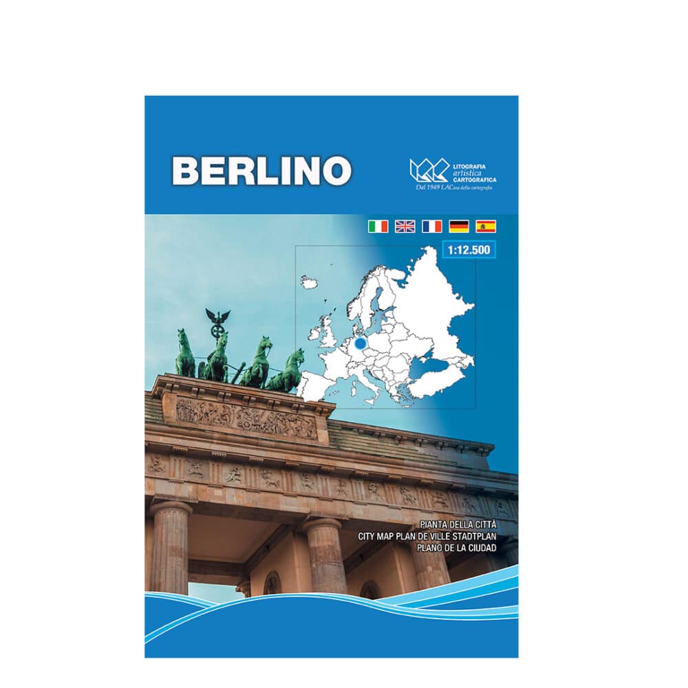 Berlino - Carta tematica di centro città scala 1:12.500