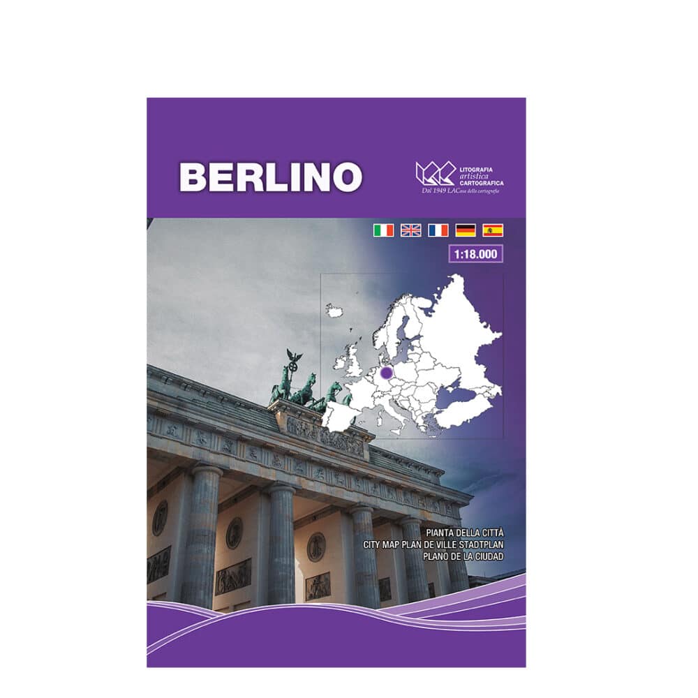 Berlino - Carta tematica di città internazionali scala 1:18.000