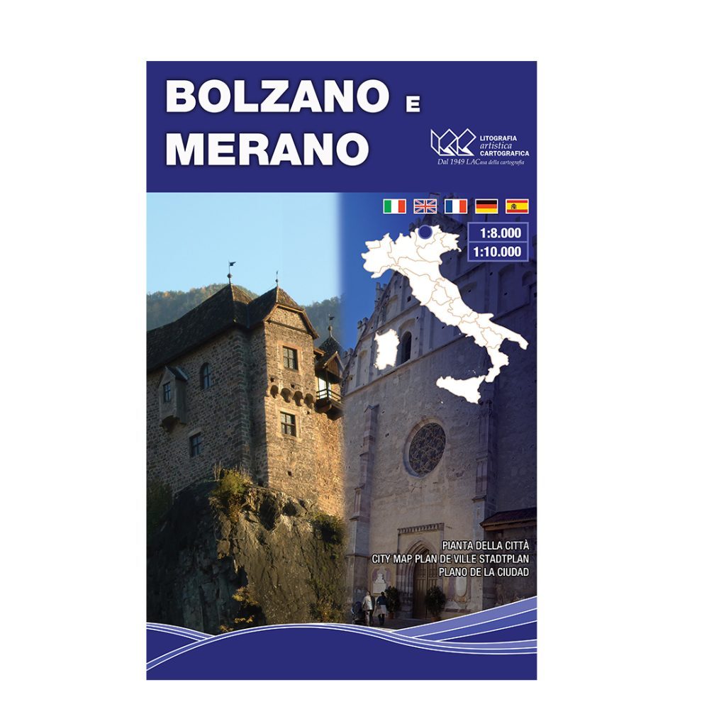 Bolzano - Merano Carta tematica di città scala 1:8.000/1:10.000