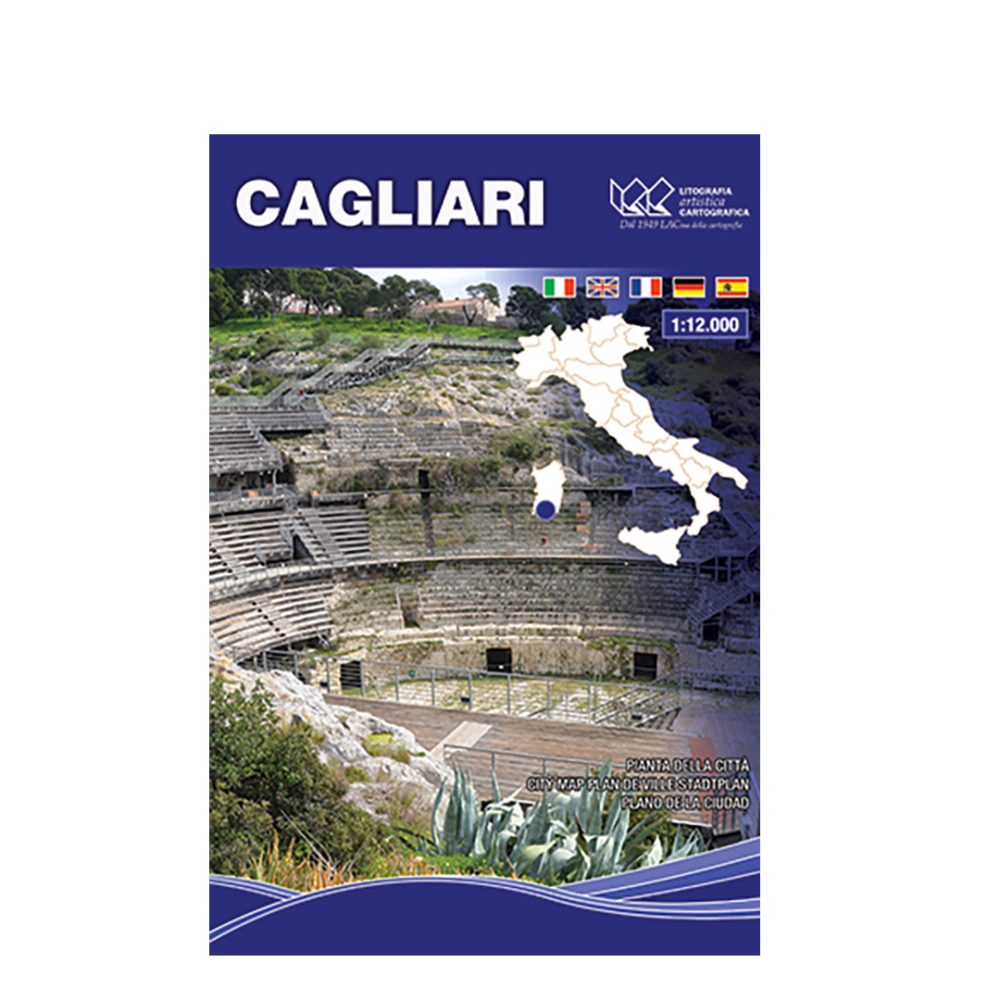 Cagliari - Carta tematica di città scala 1:12.000
