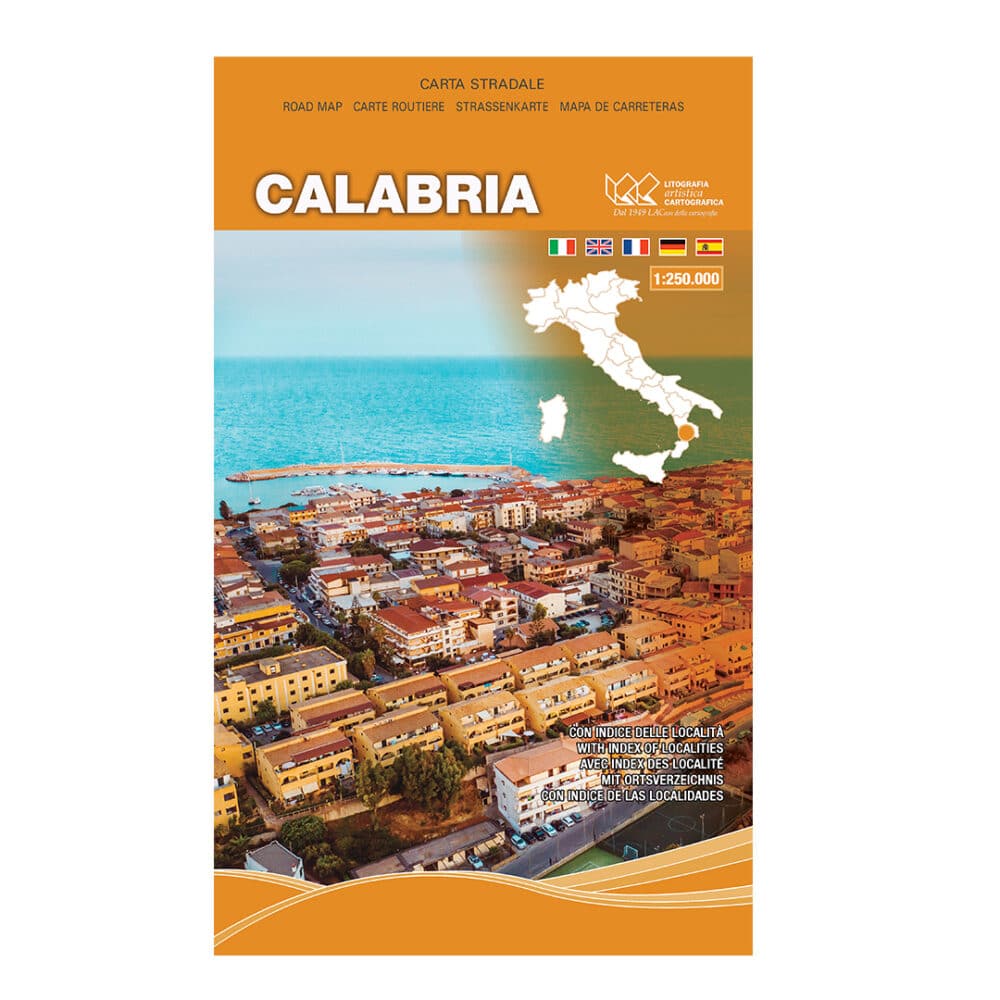 Calabria - Carta tematica stradale regionale scala 1:250.000