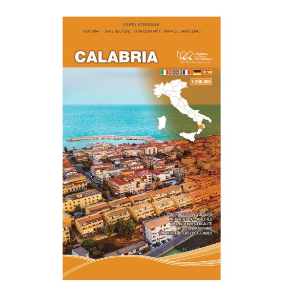 Calabria - Carta tematica stradale regionale scala 1:250.000