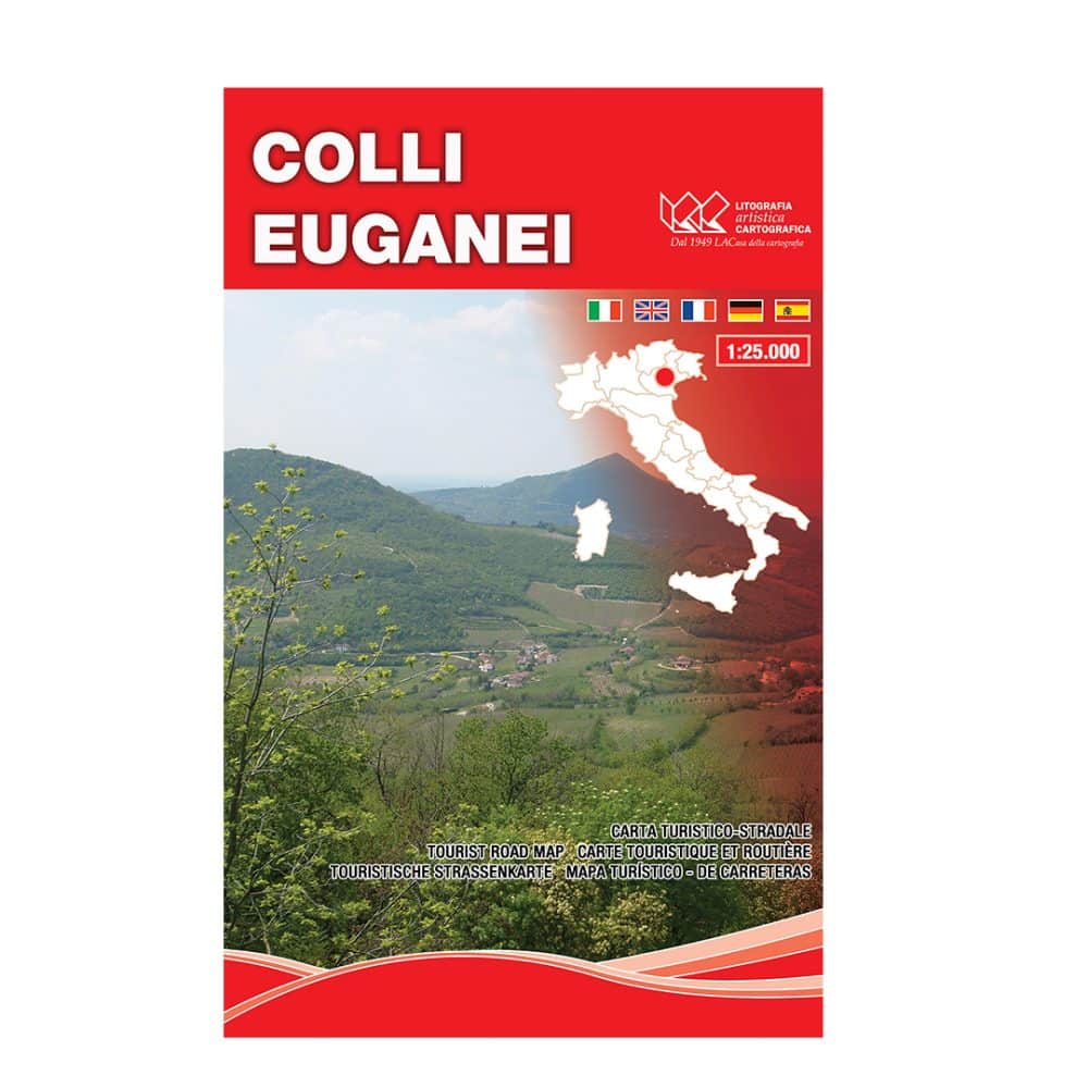 Colli Euganei - Carta tematica turistico stradale scala 1:25.000