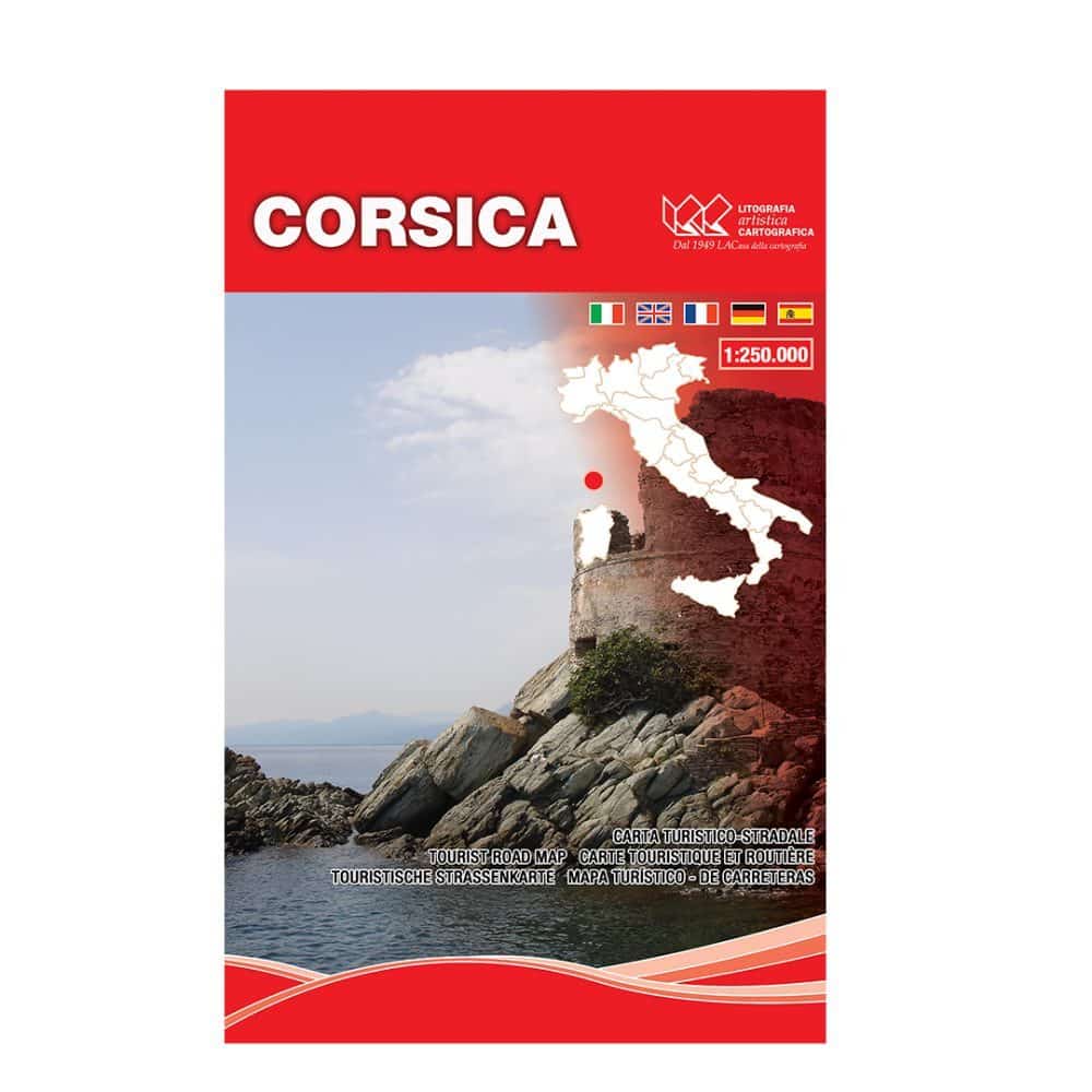 Corsica - Carta tematica turistico stradale scala 1:250.000