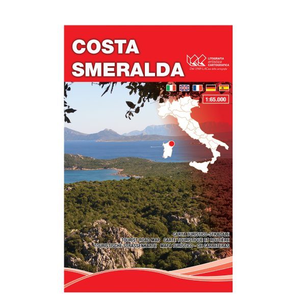 Costa Smeralda - Carta tematica turistico stradale scala 1:65.000
