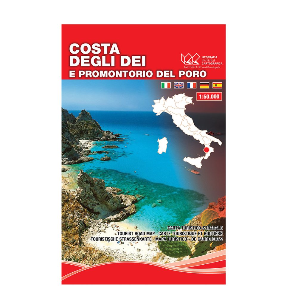 Costa degli Dei - Carta tematica turistico stradale scala 1:50.000