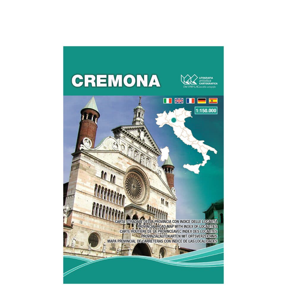Cremona - Carte tematiche stradali provinciali scala 1:150.000