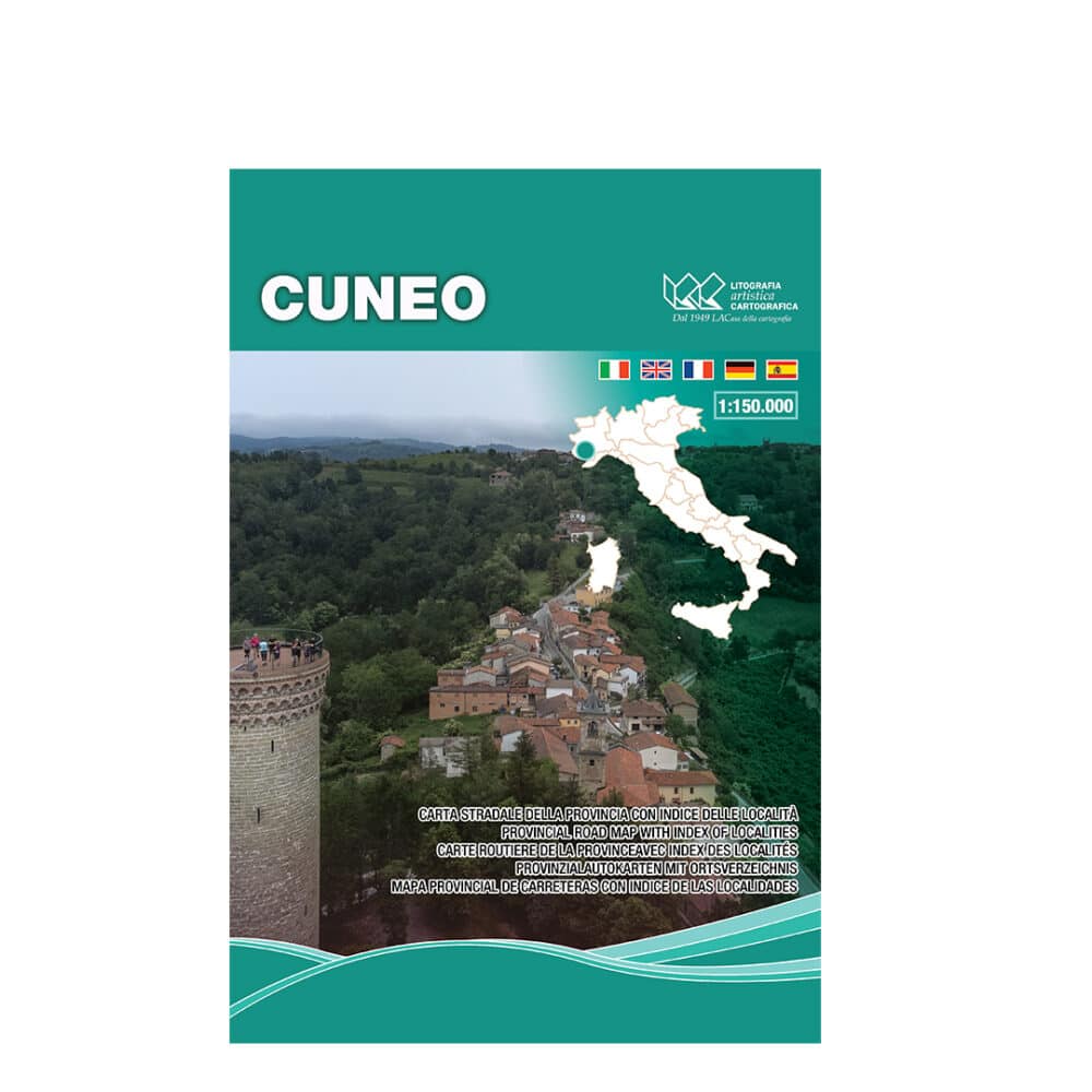 Cuneo - Carte tematiche stradali provinciali scala 1:150.000