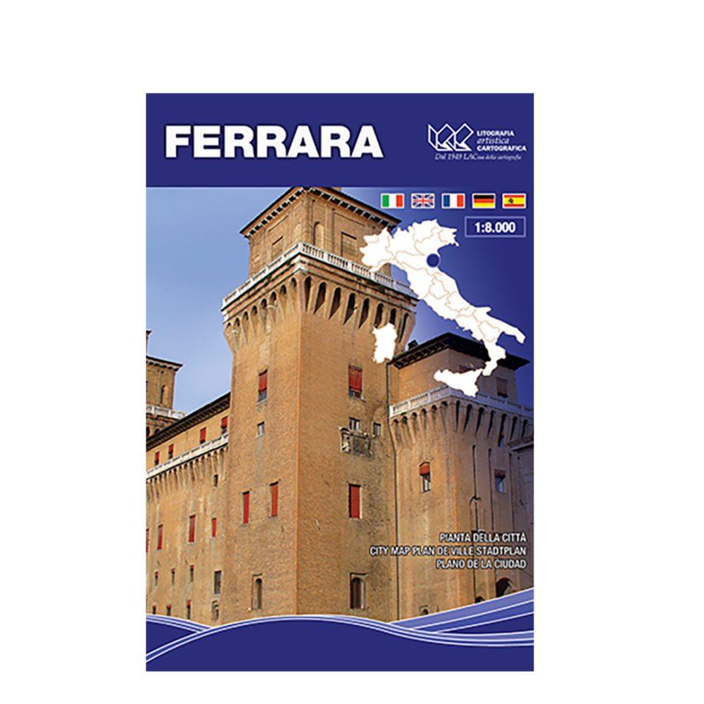 Ferrara - Carta tematica di città scala 1:8.000