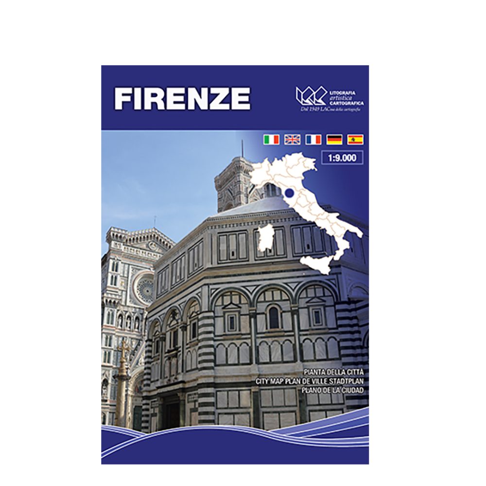 Firenze - Carta tematica di città scala 1:9.000