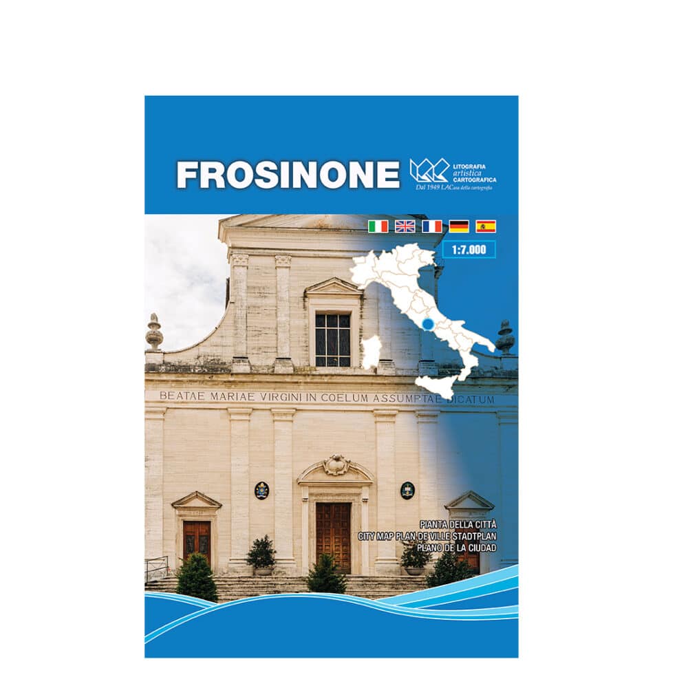 Frosinone - Carta tematica di centro città scala 1:7.000