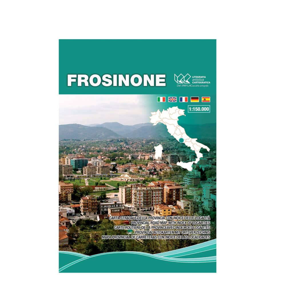 Frosinone - Carte tematiche stradali provinciali scala 1:150.000