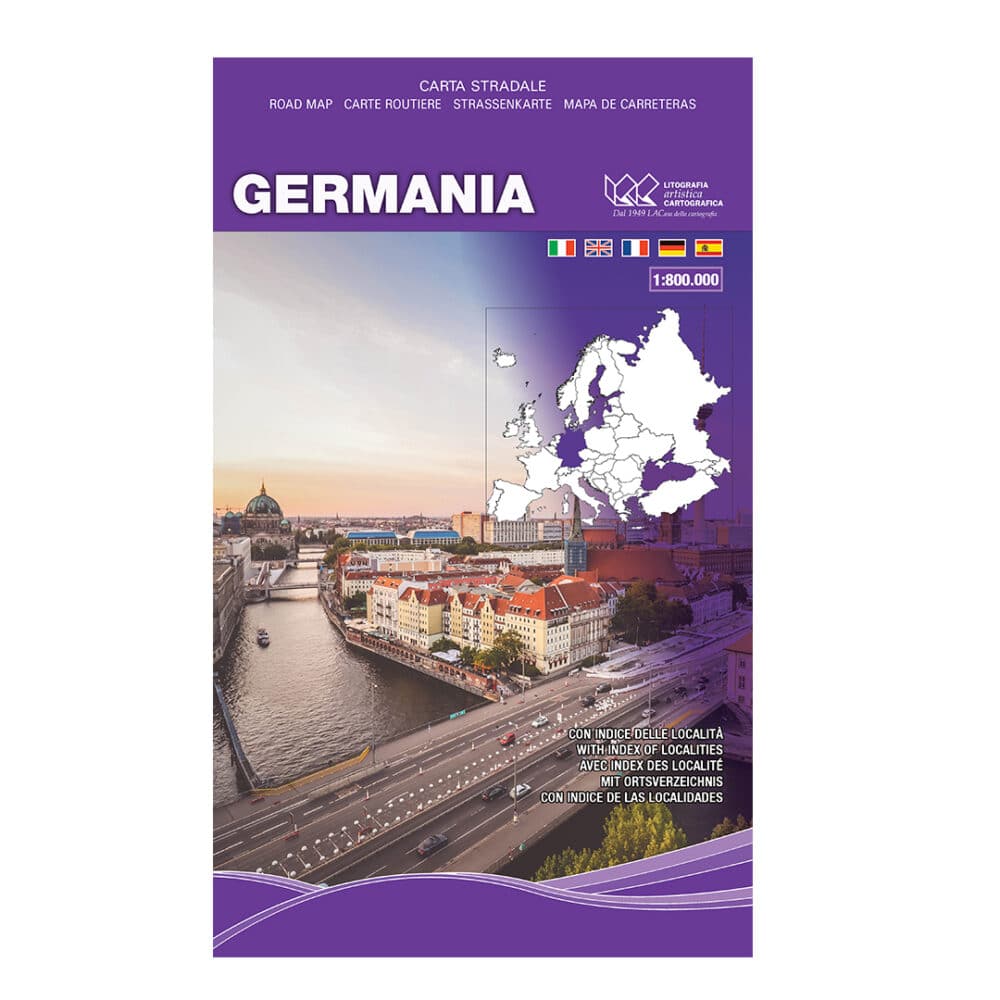 Germania - Carta tematica stradale internazionale scala 1:800.000