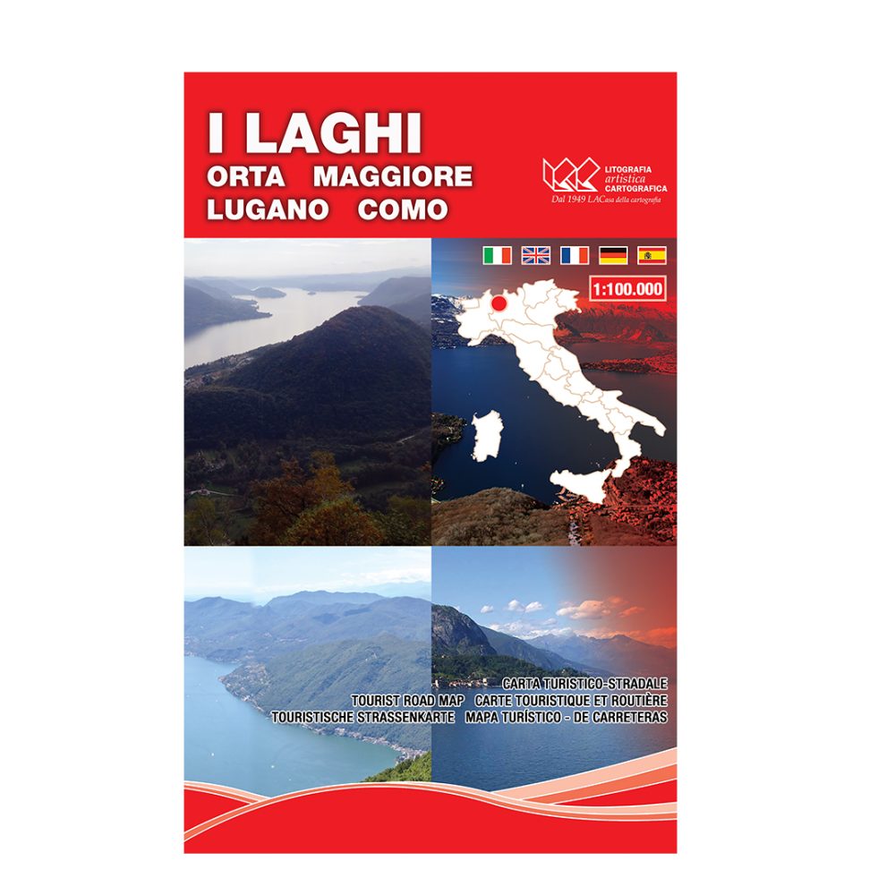 I Laghi - Carta tematica turistico stradale scala 1:100.000