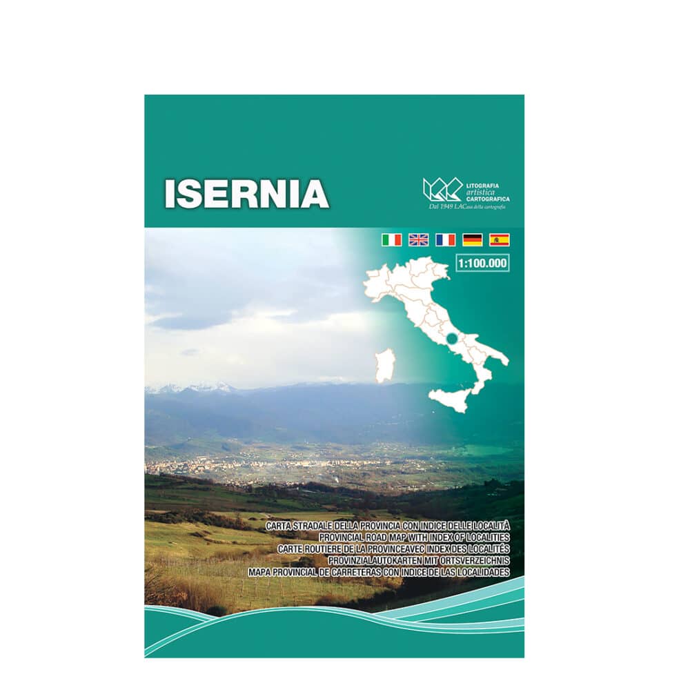 Isernia - Carte tematiche stradali provinciali scala 1:100.000