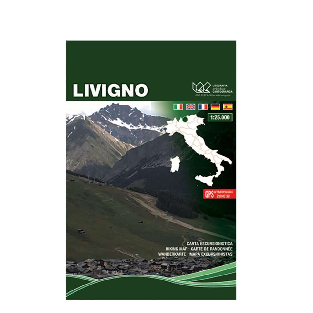 Livigno - Carta tematica escursionistica scala 1:25.000
