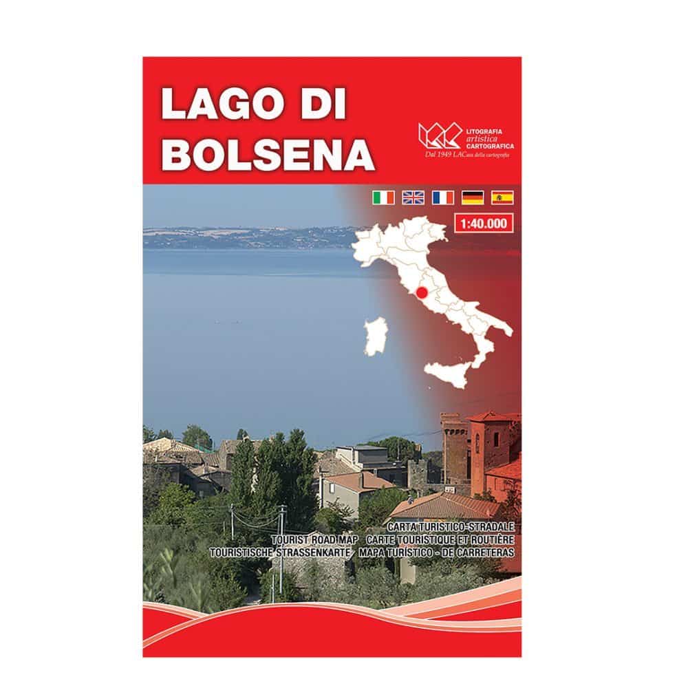 Lago di Bolsena - Carta tematica turistico stradale scala 1:40.000