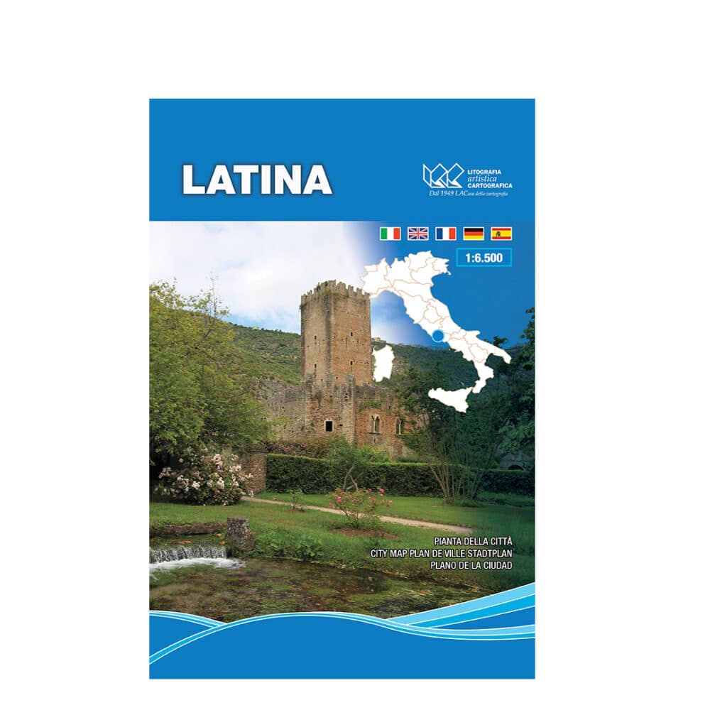 Latina - Carta tematica di centro città scala 1:6.500