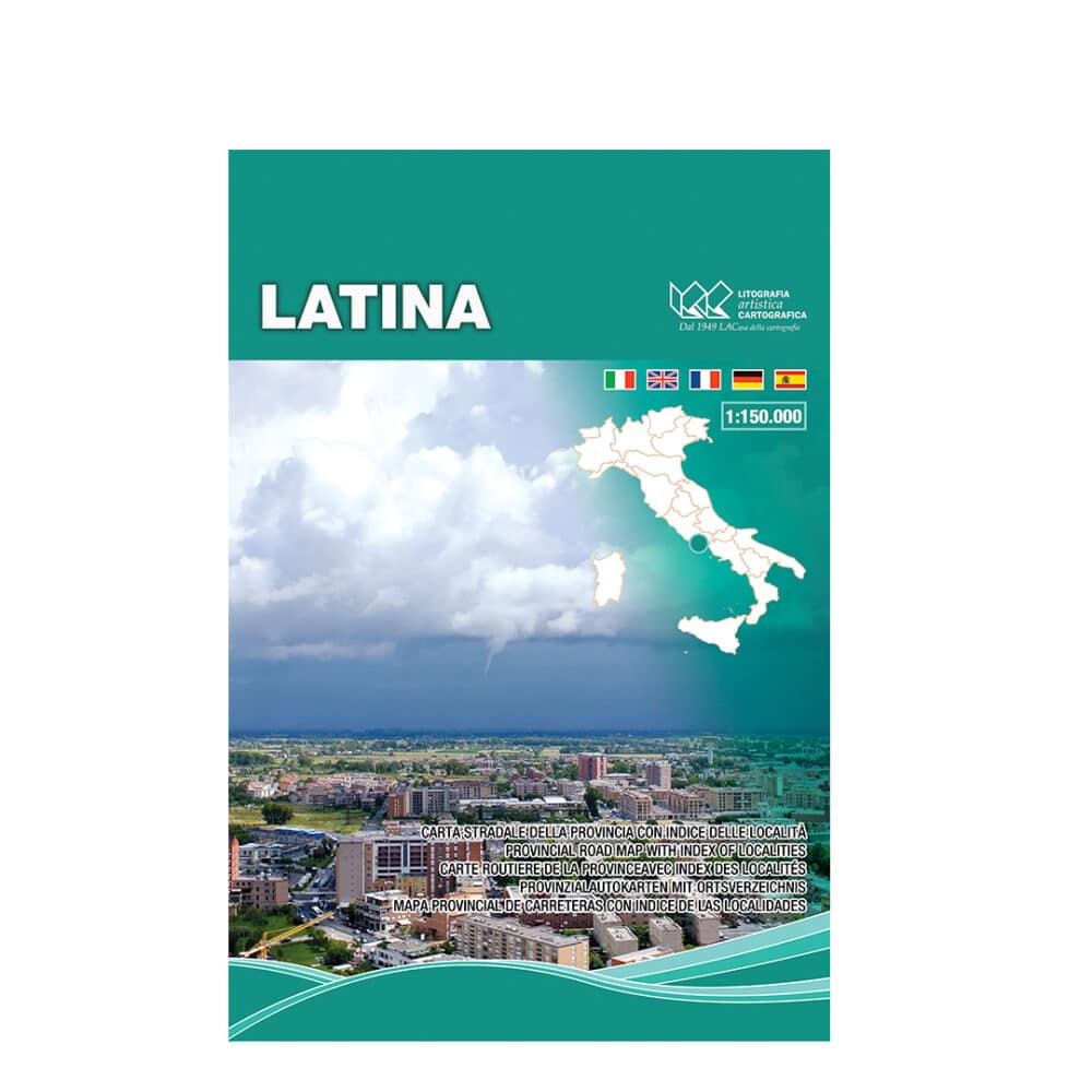 Latina - Carte tematiche stradali provinciali scala 1:150.000