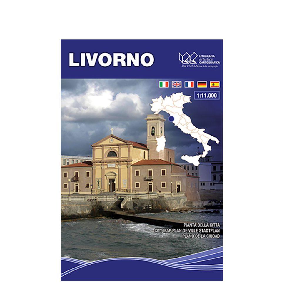 Livorno - Carta tematica di città scala 1:11.000