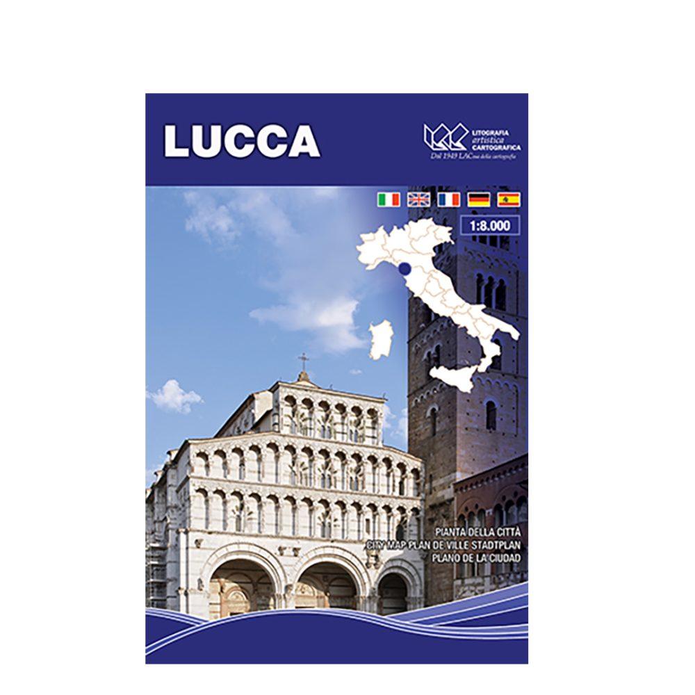 Lucca - Carta tematica di città scala 1:8.000