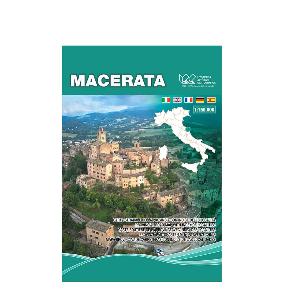 Macerata - Carte tematiche stradali provinciali scala 1:150.000