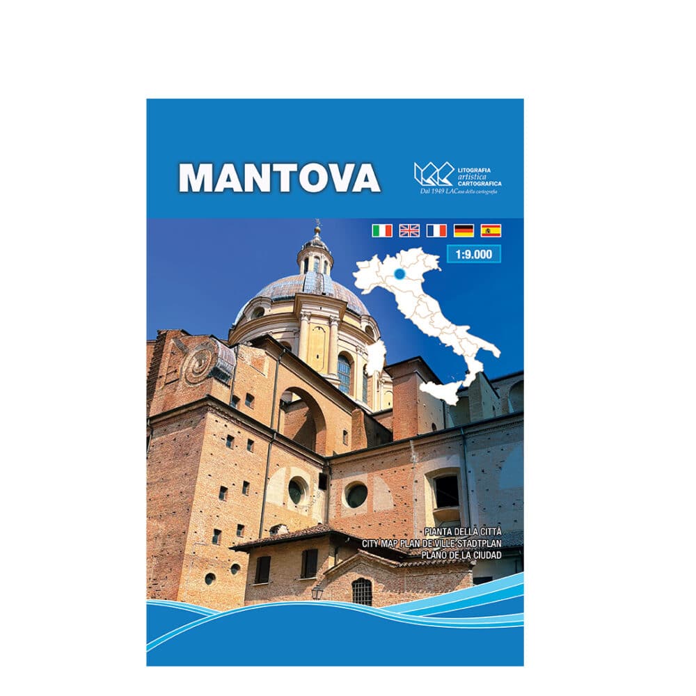 Mantova - Carta tematica di centro città scala 1:8.000