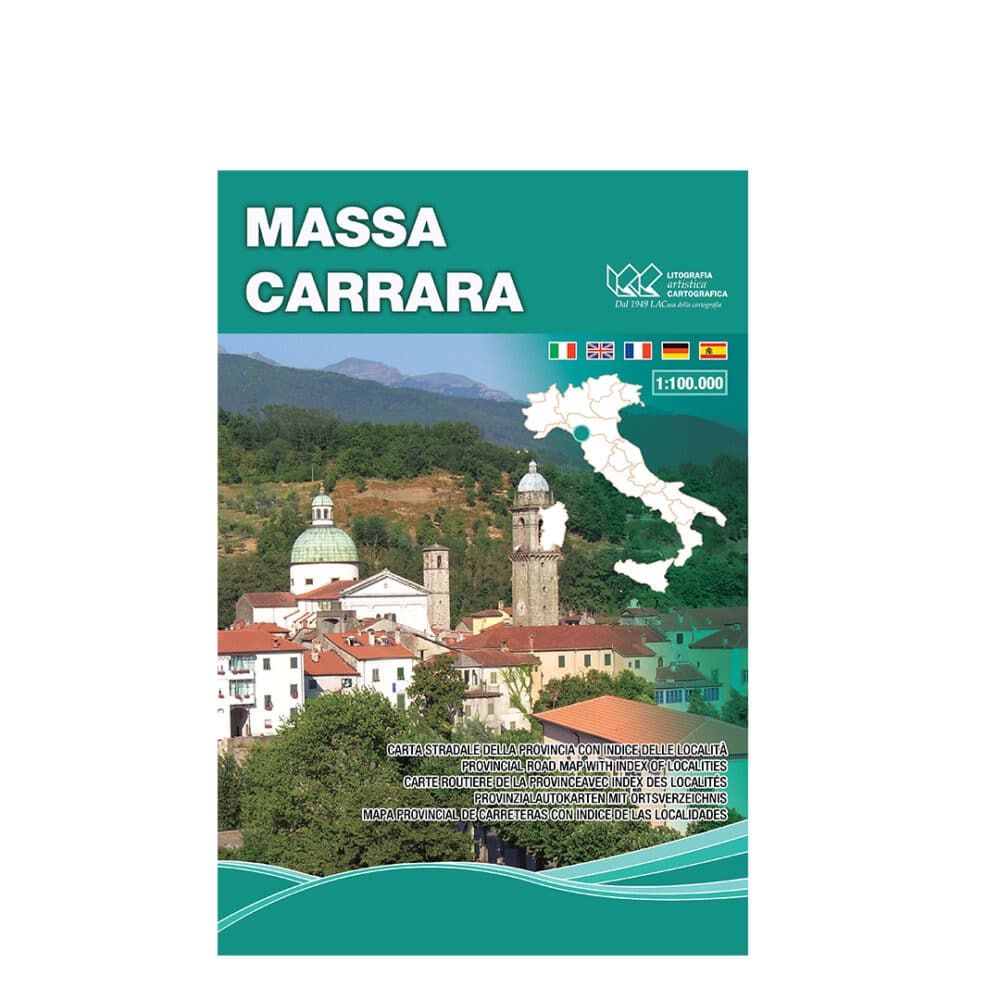 Massa Carrara - Carte tematiche stradali provinciali scala 1:100.000