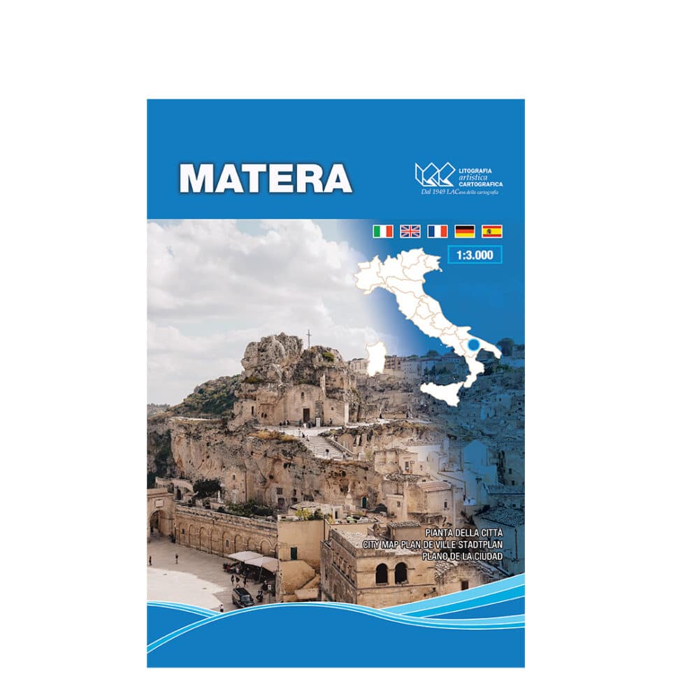 Matera - Carta tematica di centro città scala 1:3.000