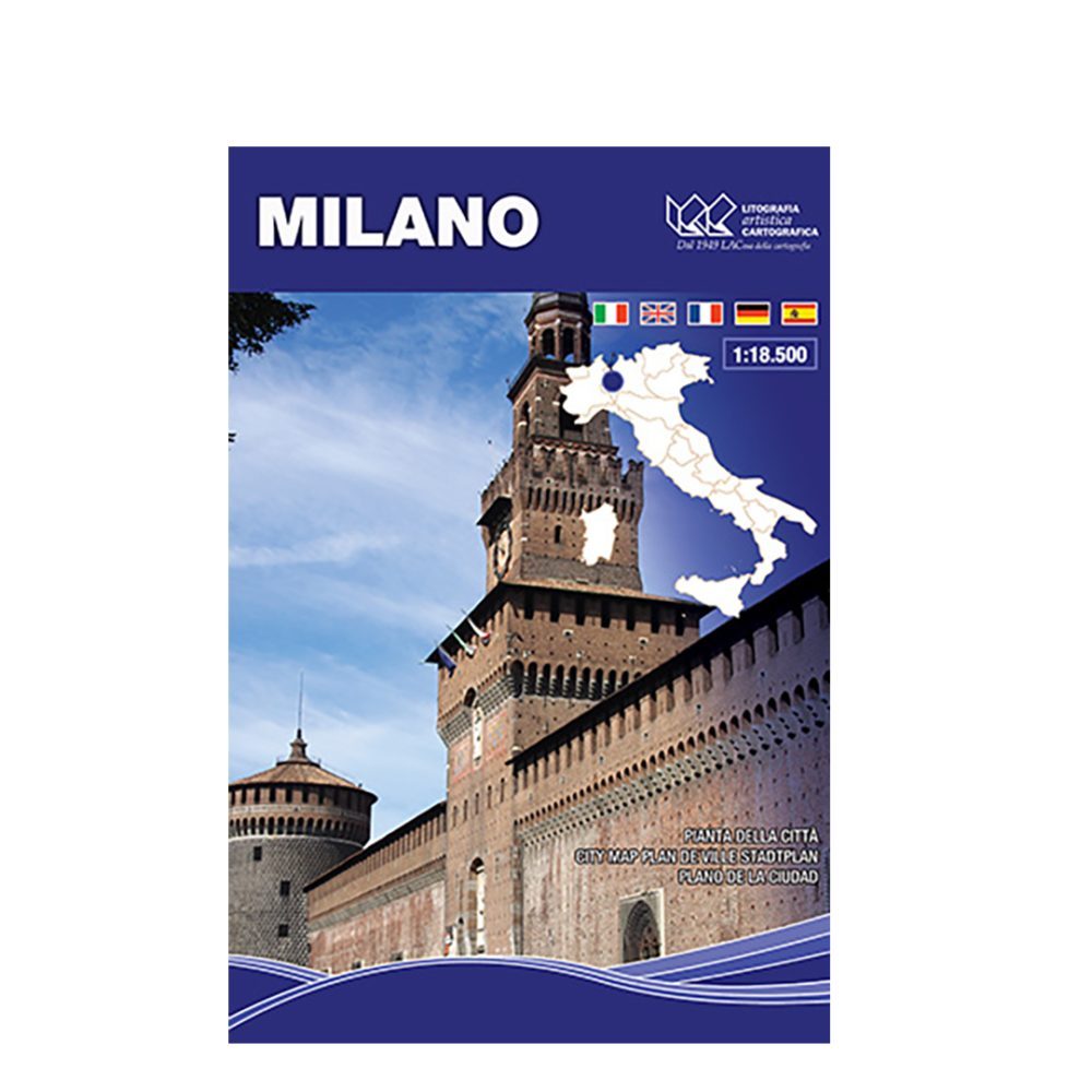 Milano - Carta tematica di città scala 1:18.500