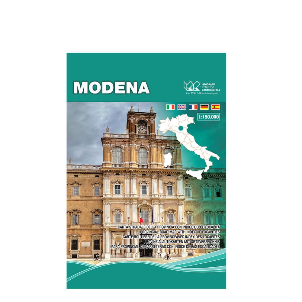 Modena - Carte tematiche stradali provinciali scala 1:150.000