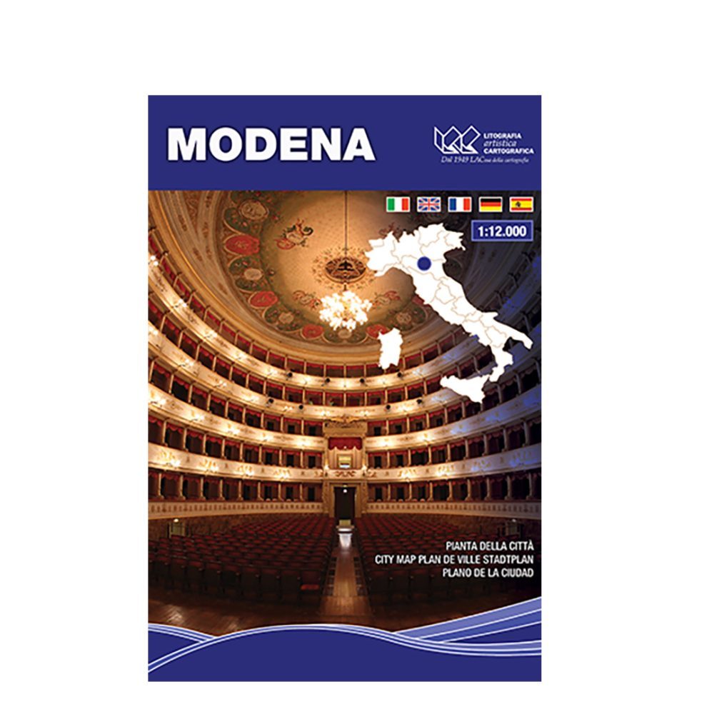 Modena - Carta tematica di città scala 1:12.000