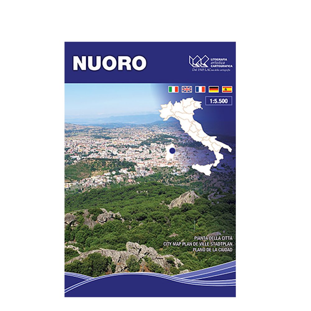 Nuoro - Carta tematica di città scala 1:5.500