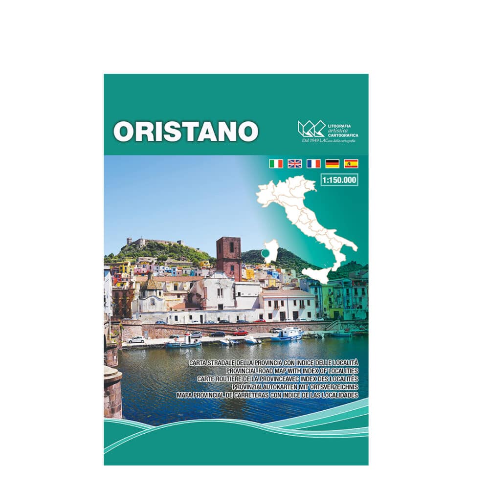 Oristano - Carte tematiche stradali provinciali scala 1:150.000